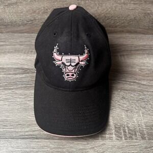 Chicago Bulls Twins Enterprise Adjustable Hat Womens Pink NBA‎ Sports 90s NWOT